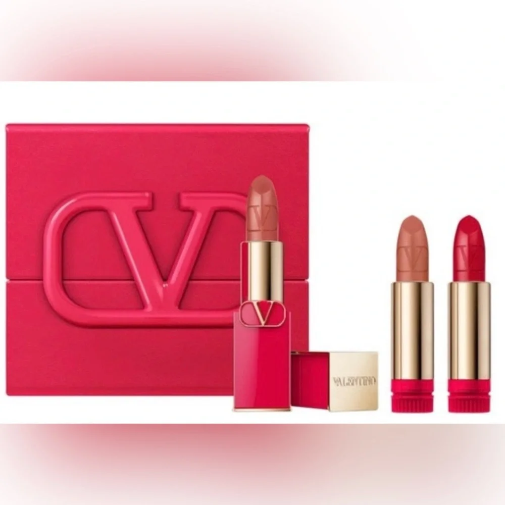 Valentino Rosso Couture Lipstick Set Limited Edition NIB